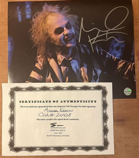 Michael Keaton Signed Autographed 8x10 Beetlejuice Photo With Coa Ebay