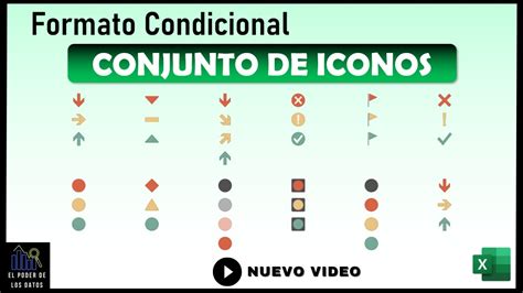 Conjunto De Iconos En EXCEL YouTube