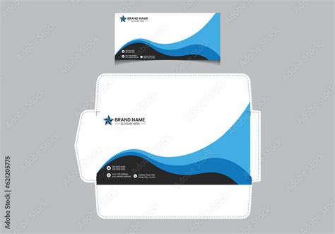 professional envelope vector template design Stock Vector | Adobe Stock