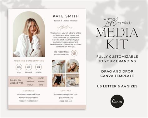 Fashion Blogger Media Kit