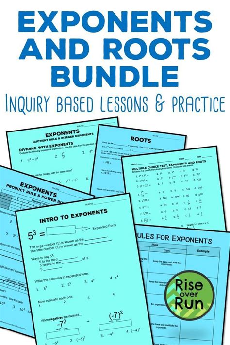 Square Root Worksheets 8th Grade