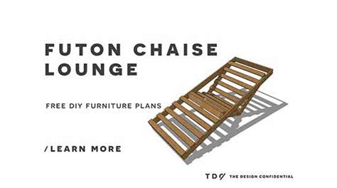 Free Diy Furniture Plans How To Build An Indoor Outdoor Single Futon Chaise Lounge The