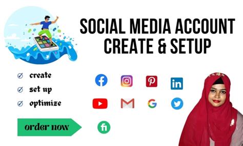 Create And Set Up Your Social Media Account Professionally By