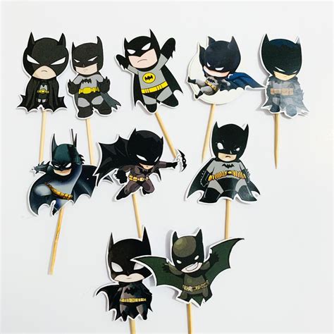 Jual Batman Chibi Topper Cupcake Birthday Hiasan Kue Cupcake Ulang