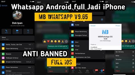 Update Mb Whatsapp V Terbaru Ubah Whatsapp Android Full