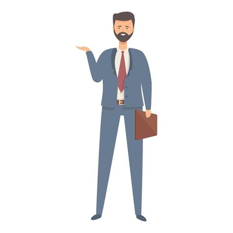 Director icon cartoon vector. Business manager 16279675 Vector Art at ...