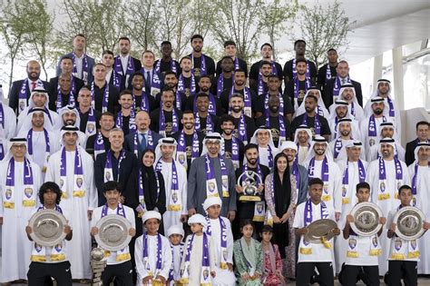 UAE President Receives Al Ain Football Club Team Following Their AFC