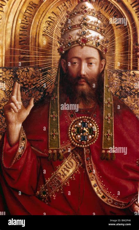 God Ghent Altarpiece By Jan Van Eyck 1390 1441 Belgium Ghent