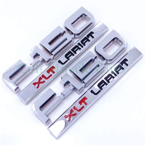 F Xlt Lariat Pc Fender Emblem Nameplate Badge Side F