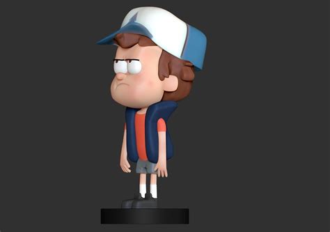 Dipper Gravity Falls 3d Model 3d Printable Cgtrader