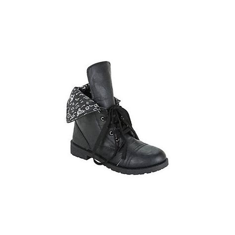 Hot Topic Black Music Note Lined Combat Boots 32 Liked On Polyvore