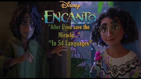 Encanto After I You Save The Miracle One Line Multilanguage