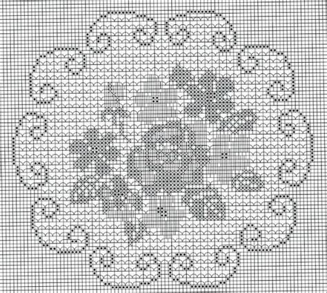 Rose Filet Crochet Chart