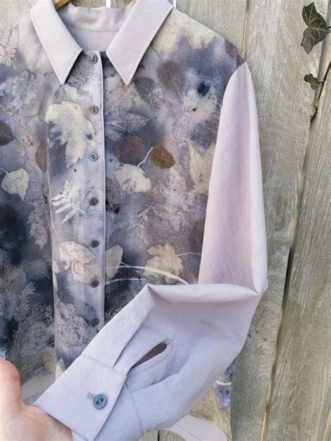 Рубашка - жакет Помечтаем, лен и шелк (экопринт) 50-56 – заказать на ...