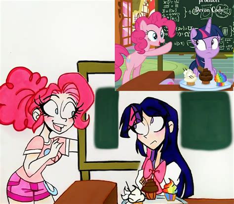 Safe Artist Citi Screencap Pinkie Pie Twilight Sparkle