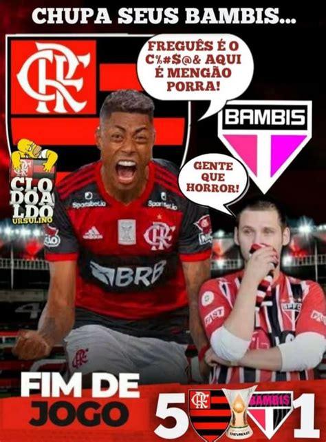 Goleada Do Flamengo Sobre S O Paulo Vira Meme Na Web Eu Rio