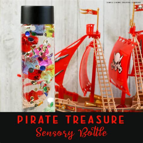 Pirate S Treasure Sensory Bottle Simple Living Creative Learning