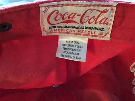 Coke Baseball Cap Coca Cola American Needle Faded R Gem