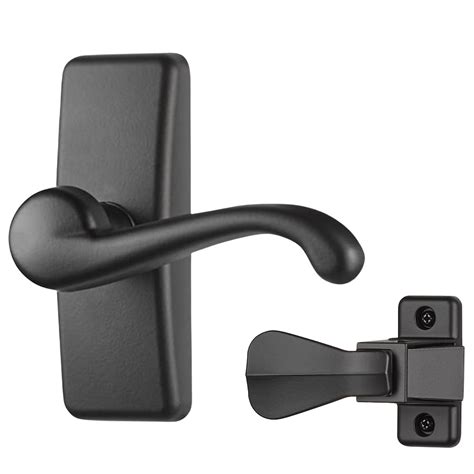 Ideal Security Gl Lever Set Matte Black The Home Depot Canada