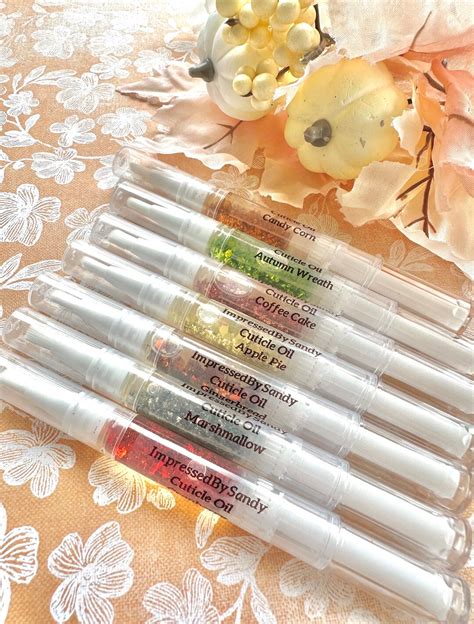 Fall Scented Hydrating Cuticle Oil Pens Nail Oil Scented Etsy