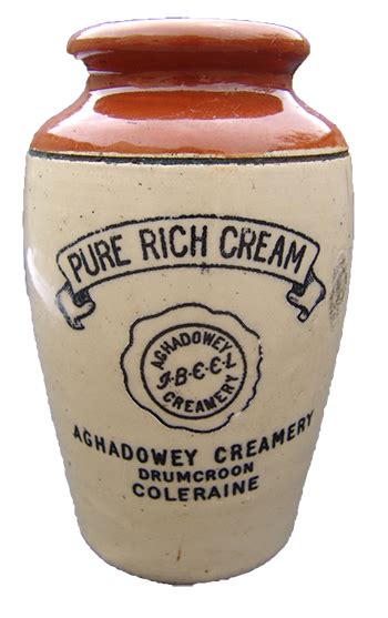 Vintage Cream Pot From Aghadowey Creamery Coleraine