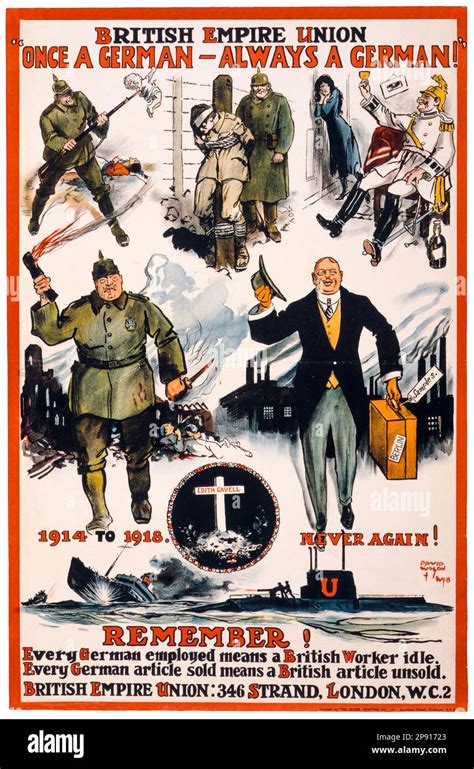 Poster Di Propaganda Della Prima Guerra Mondiale Della Prima Guerra