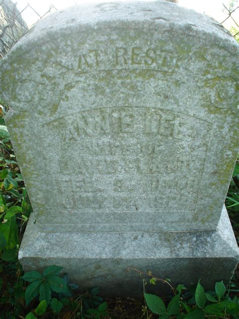 Annie Lee Flatt 1840 1924 Find A Grave Memorial