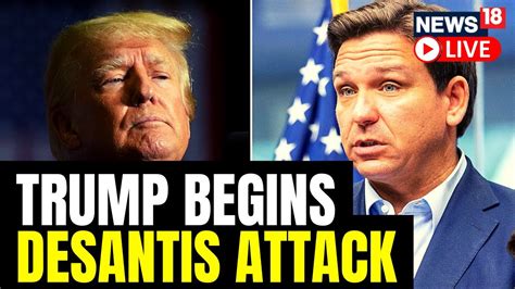 Donald Trump Challenges Ron Desantis Trumps Us Presidential Bid