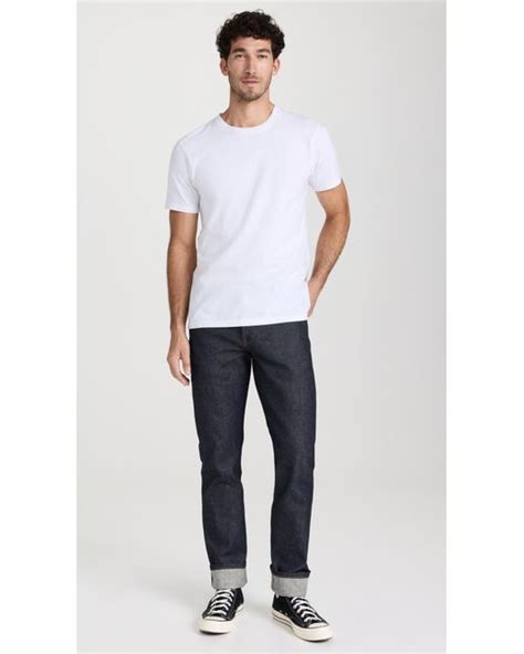 Naked Famous Weird Guy Dirty Fade Selvedge Jeans In Blue For Men Lyst