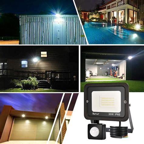 Bapro W Security Lights With Motion Sensor Led Floodlight Super