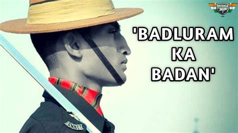 Story Behind "Badluram Ka Badan..." Song Of Assam Regiment