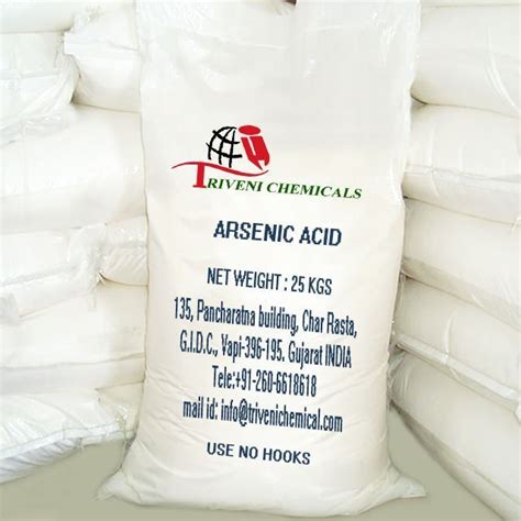 Arsenic Acid, Packing Size: 25 Kgs, Triveni Chemicals | ID: 1212352012