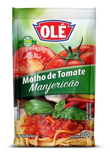 MOLHO DE TOMATE OLE DOY P 300GR MANJERICAO Wilso Distribuidor