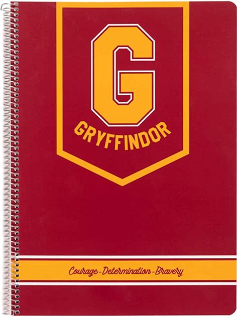 Cuaderno Tapa Polipropileno A4 5X5 Harry Potter Gryffindor Amazon Es