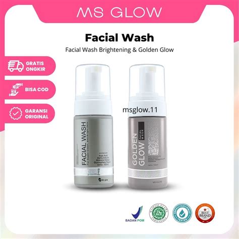 Jual 36 MS Glow Facial Wash Sabun Wajah Golden Glow Brightening