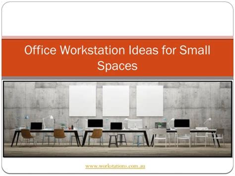 Office Workstation Ideas for Small Spaces by Workstations.com.au - Issuu