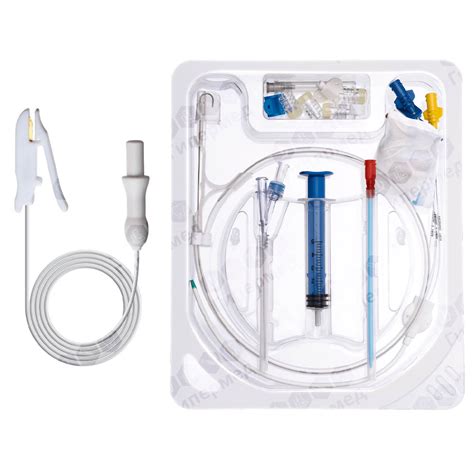 Набор для катетеризации центральных вен Optimum ECG 16G, 20 см оптом по ...