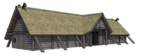 Wip Viking Longhouse By Wraithdouser On Deviantart Viking House