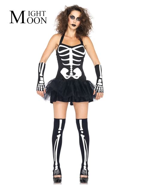 Moonight Halloween Cosplay Womens Costume Black And White Striped