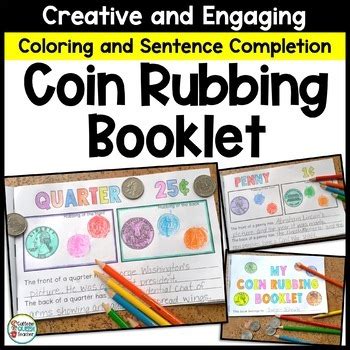 Coin Rubbing Booklet DOLLAR DEAL By Caffeine Queen Teacher TpT