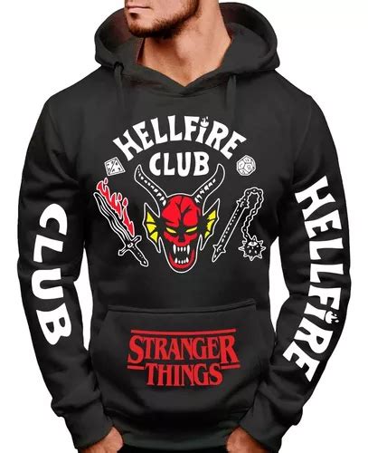 Sudadera Hellfire Club Stranger Things Meses Sin Inter S