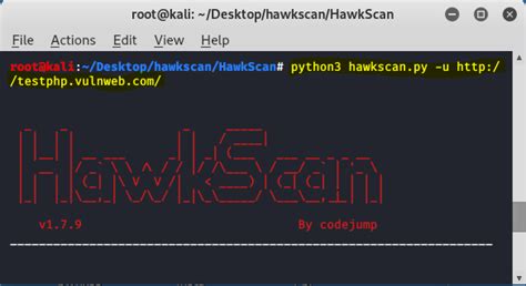 Hawkscan ferramenta de reconhecimento e coleta de informações no Kali