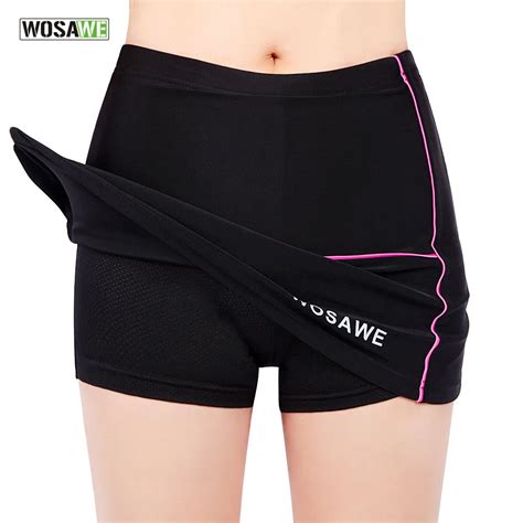 Wosawe New Design Women Summer Cycling Shorts Skirts Breathable