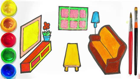 How To Draw A Living Room Easy | Baci Living Room