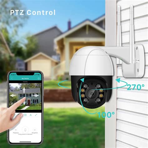 Уличная IP Wi-Fi PTZ-D4 камера Наблюдения Видеонаблюдения Купольная ...