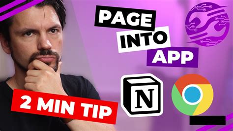 Quickly Access Your Notion Pages From The Start Bar Using Chrome Youtube