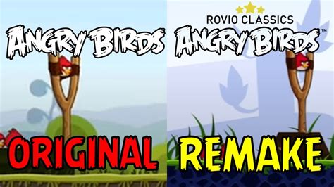 DIFERENCIAS Entre ANGRY BIRDS CLASSIC VS REMAKE Rovio Classics