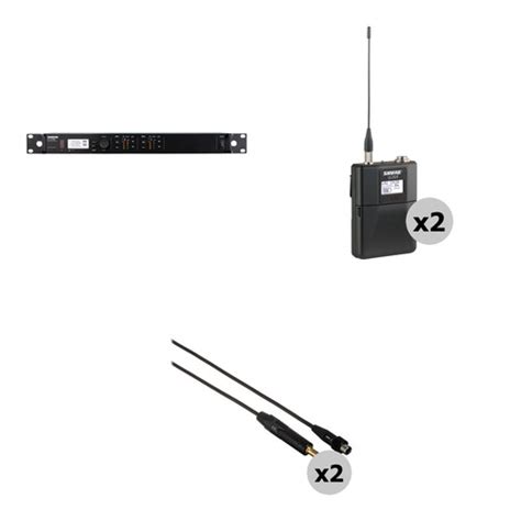 Shure ULX D Digital Wireless Bodypack Kit For 2 ULXD14D G50 B H