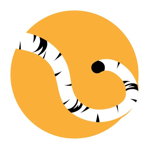 Tiger tail icon vector 21945411 Vector Art at Vecteezy