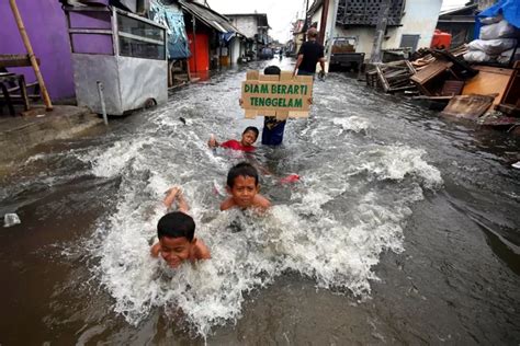 Banjir ROB 4 RT Di Jakarta Utara Terendam Jawa Pos